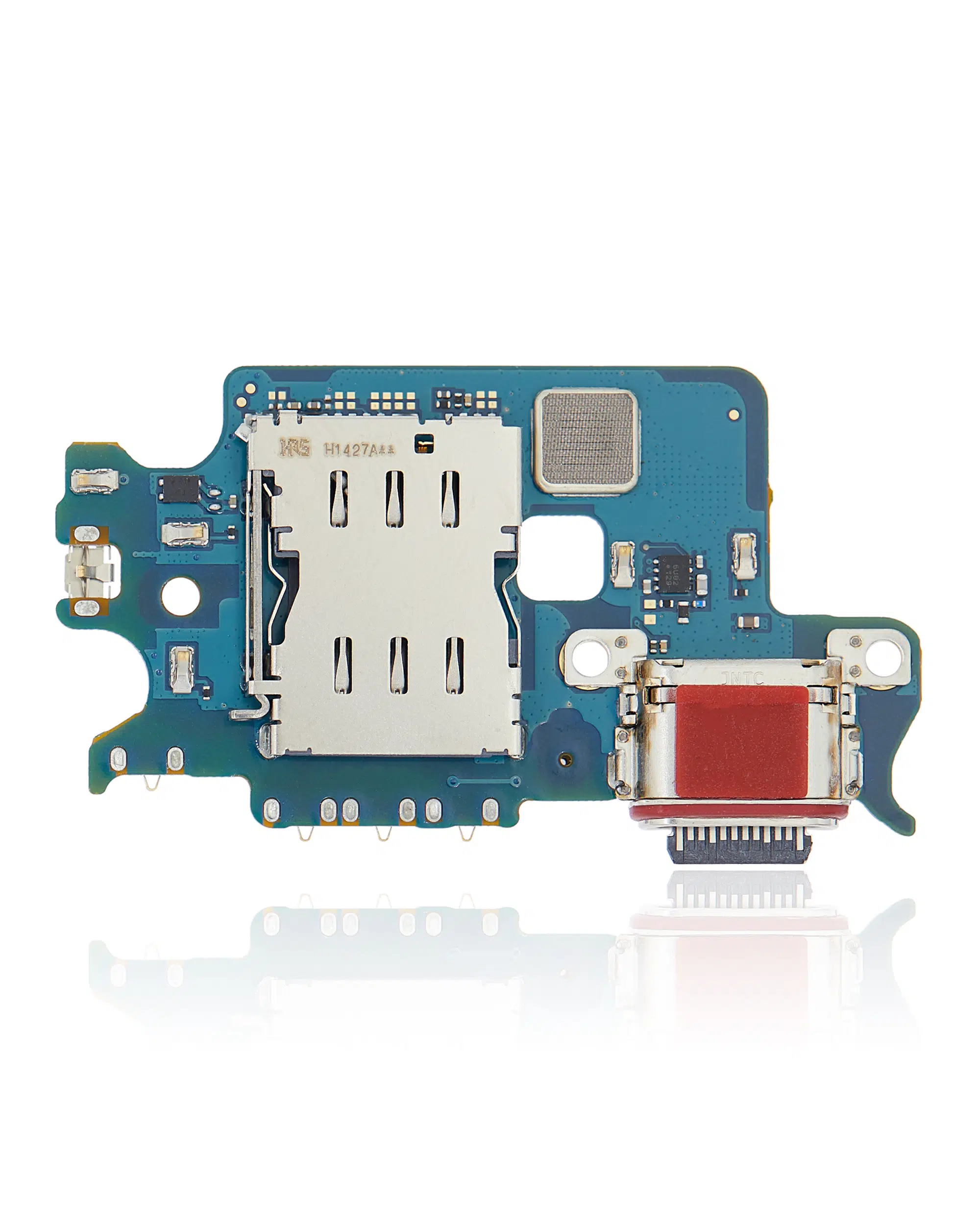 Samsung Galaxy S22 5G (S901B) (Uluslararası) İle Uyumlu Sim Kart Okuyuculu Şarj Portu Kartı (%100 Orijinal Ürün)