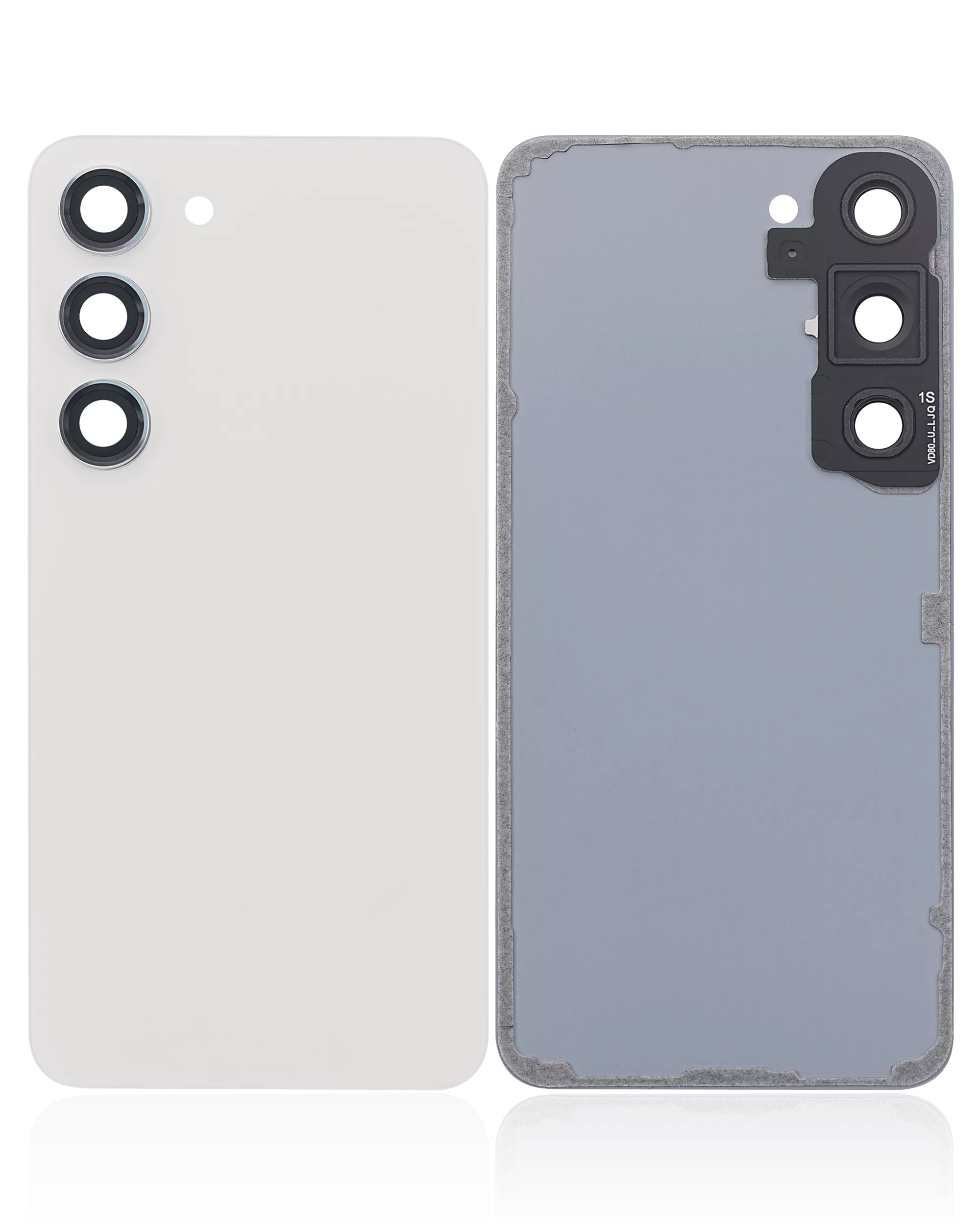 Samsung Galaxy S23 5G İle Uyumlu Kamera Lensli Arka Kapak Camı (Logosuz) (Aftermarket Plus) ... 